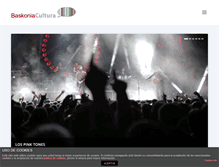 Tablet Screenshot of baskoniacultura.com